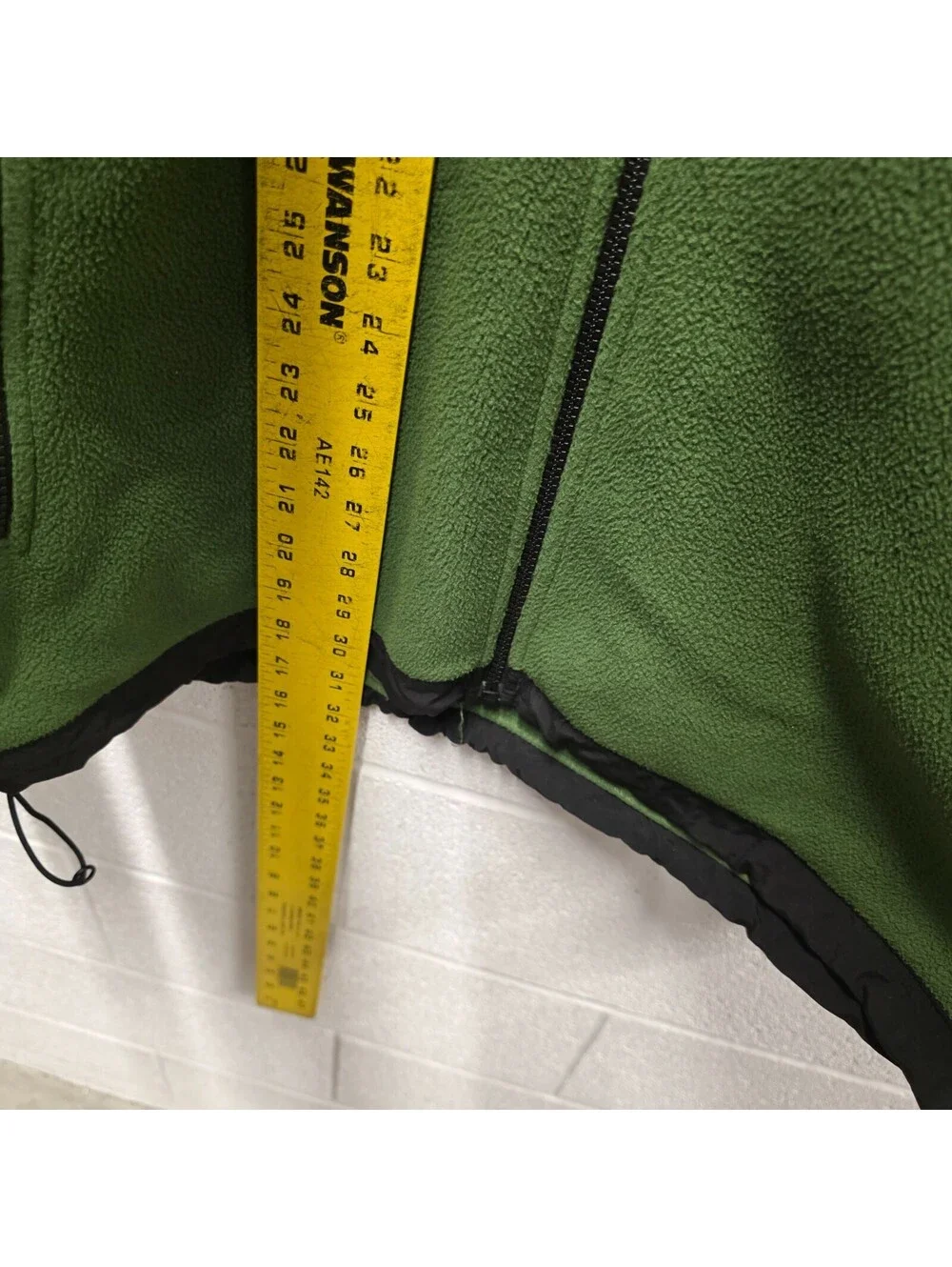 The North Face Jacket Men's Denali Hoodie Polartec Green Full Zip Hooded 24x31 M